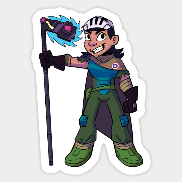 Casey Sticker by angelicneonanime